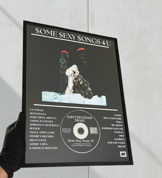 Drake & PARTYNEXTDOOR - Some Sexy Songs 4 You - framed cd